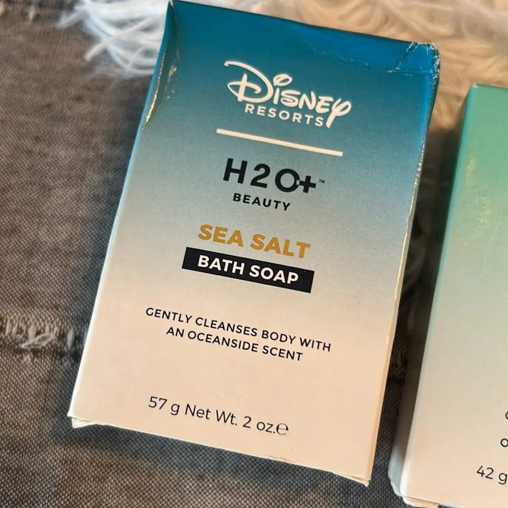 🩶5/$30 Disney H2O+ Sea Salt Bath and Facial Soap Set